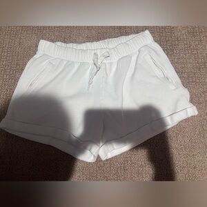 PINK Victoria's Secret White Athletic Shorts